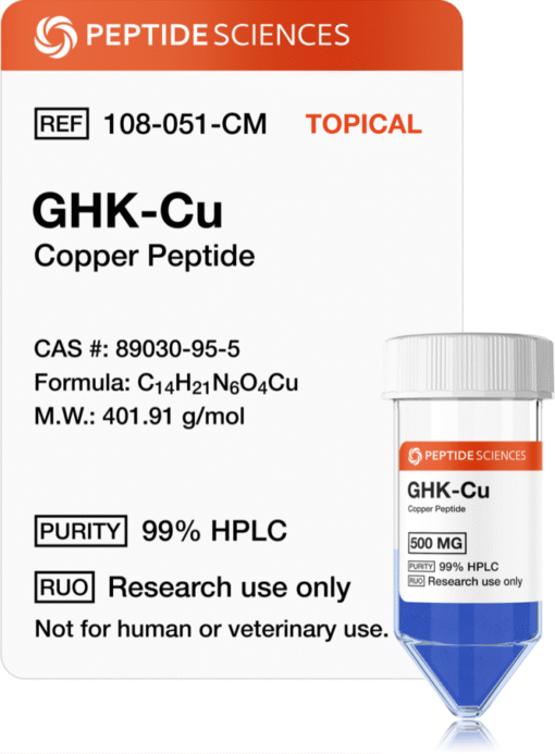 GHK-Cu 500mg (Copper Peptide) (Topical) GHK-Cu 500mg (Copper Peptide) (Topical)